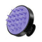 HEETA Hair Scalp Massager Brush, Updated Hair Shampoo Brush with Soft Silicone Bristles for All Hair Types (Black)