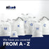 Plasticplace Trash Bags | Code A Compatible (200 Count) | White Drawstring Garbage Liners 1.2 Gallon / 4.5 Liter