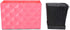 Shear Holder for Groomer, Large Capacity Hairdressing Tools Storage Case, Red Double Case for Scissors Combs Clips