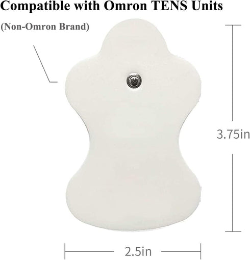 20 Pack Replacement Electrotherapy Pads for Omron TENS Unit (Not Omron Brand)