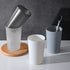 Namzi 4 Cup,2.36 2.36 4.5inch Black Frosted Mouthwash Cups Pcs,Simple Design Toothbrush * *