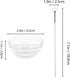 Ipetboom Face Mask Mixing Bowl Set, Facial Mask Mixing Tool Kit with Clear Glass Facial Mask Bowl Stick Spatula Face Mask Brush by Ipetboom