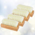 GLEAVI 4 Pcs Soft Bristles Heavy Duty Scrub Cleaning Brush with Wooden Handle for Upholstery and Car Interior