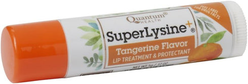 Quantum Health Super Lysine+ Coldstick, Tangerine Flavored, Herbal Lip Balm, SPF 21, 5 Gm