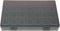 HEANUJJ Portable 28-Compartment Weekly Pill Organizer Large Capacity Medicine Dispenser Box Gray Shell