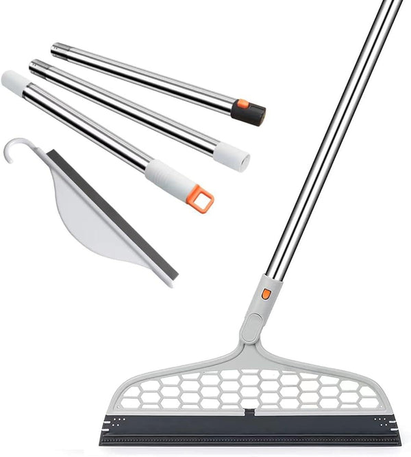 PLLITH Upgraded Magic Broom, 4 in 1 Sweeper Pet Hair Remover with a