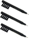 Hearing Aid Cleaning Brushes with Magnet and Wax Loop for BTE, ITC, or ITE, Set of 3