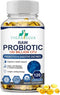 Probiotics 100 Billion CFU - 34 Strains + Digestive Enzyme Complex + Organic Prebiotics + Fruit & Veggie Complex, 120