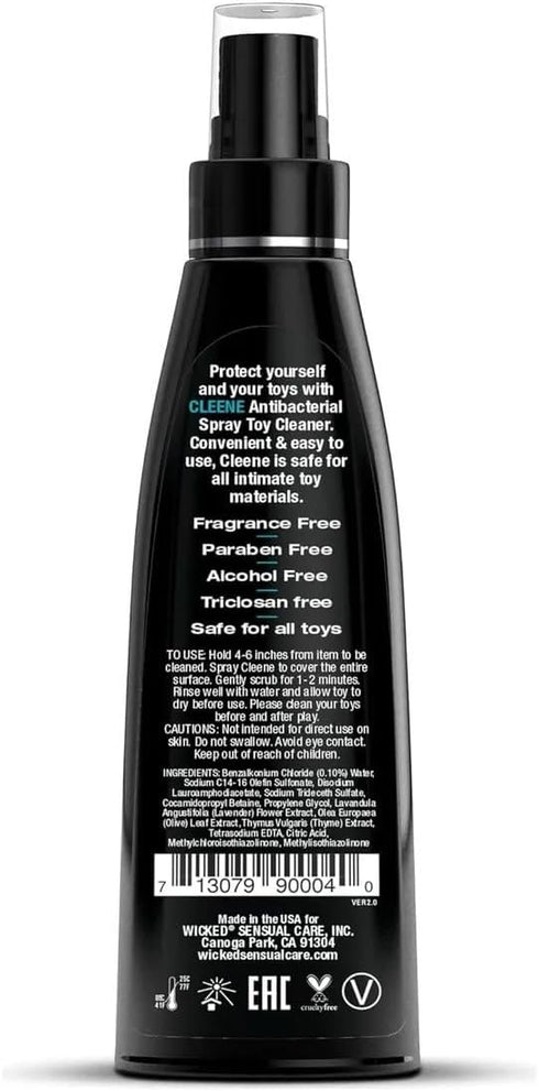 Wicked Sensual Care 4 Wicked Cleener Toy Cleaner Ounce Spray