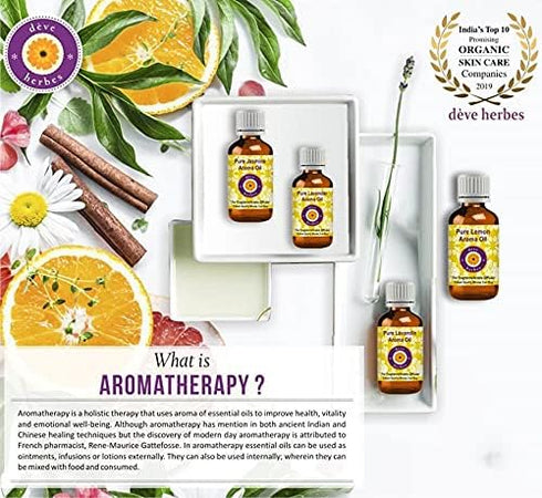 Deve Herbes Pure Rosemary Essential Oil (Rosmarinus officinalis) 50ml (1.69 oz) with Glass Dropper - Steam Distilled