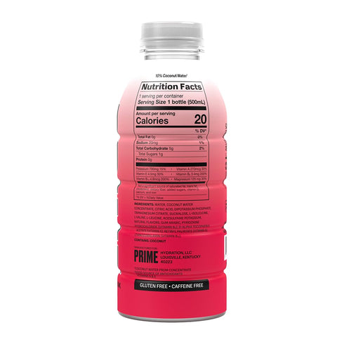 PRIME Hydration CHERRY FREEZE | Electrolyte Enhanced Sports Drinks, 12 Pack