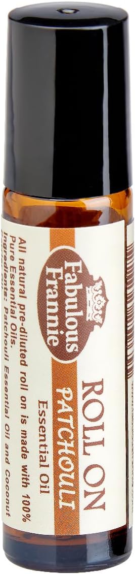Fabulous Frannie Patchouli Essential Oil Roll-On, 10 ml, Made with Pure Essential Oils