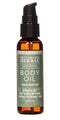 Unscented Body Oil Travel Size with Pump - Fragrance Free Massage Oil for Men and Women with Grapeseed & Jojoba