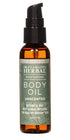 Unscented Body Oil Travel Size with Pump - Fragrance Free Massage Oil for Men and Women with Grapeseed & Jojoba