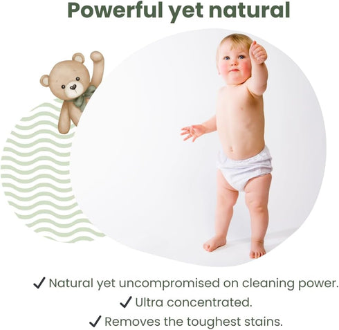 ECO Baby Laundry Detergent Sheets - 36pcs (1 pack) | Plant-based, Natural, Eco-Friendly, Hypoallergenic, Lavender Oil