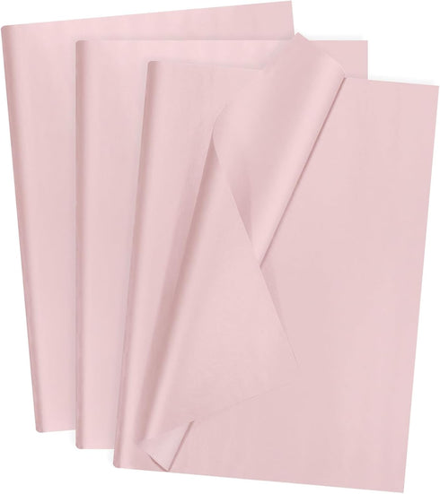 MECCANIXITY 40 Sheets Pink Waterproof Tissue Paper, 20x28 Inch for Florist Bouquet Supplies