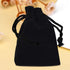 Nydotd 100pcs 2 X 2.8 inch Black Velvet Cloth Jewelry Pouches, Velvet Drawstring Bags for Wedding Favors, Gifts.