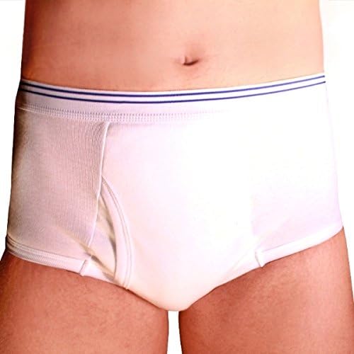 Petey's Washable Incontinence Underwear for Men - Reusable Men's Briefs for Moderate Leakage (2X-Large)