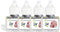 Scent Fill 100% Natural Peppermint Plug in Air Freshener - 4 Scented Oil Refills