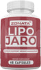 Zonata Lipojaro Capsules with Apple Cider Vinegar & Raspberry, Lipojaro Supplement (60 Count)