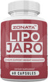 Zonata Lipojaro Capsules with Apple Cider Vinegar & Raspberry, Lipojaro Supplement (60 Count)