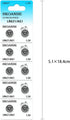 SKOANBE 10-Pack LR621 AG1 SR621SW 1.5V Watch Batteries
