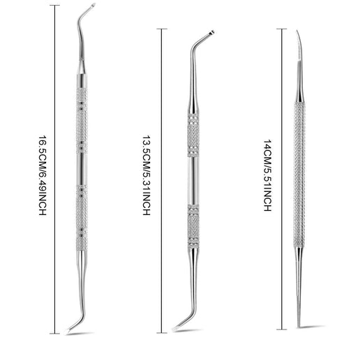 Teenitor Pedicure Tools for Feet - Toenail File and Lifters, Professional Safe Ingrown Toenail Treatment Kit