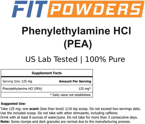 Beta Phenylethylamine HCl Pea Powder for Serotonin, Dopamine, and Energy Boost