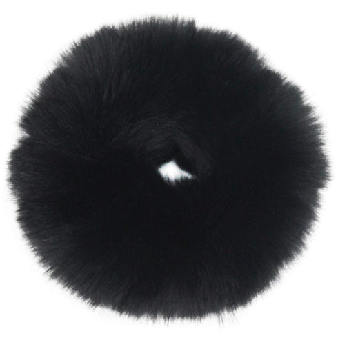 SUSULU Faux Fur Hair Bands Set of 12, Fluffy Scrunchies for Women in 6 Colors, Warm Accessories