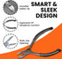 Kohm Toenail Clippers with Soft Rubber Handle for Easy Use & Precision Cutting, Thick, Fungal & Ingrown Nail Cutter