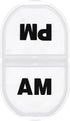 REMIND N TIME Remind N' Time Daily AM/PM Portable Travel Pill Organizer, Vitamin and Medicine