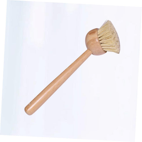 Zerodeko Wok Cleaning Tool, Wooden Dish Brush Kitchen Cleaning Sponge Bath Tub Scrubber