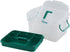 Lesbin Clear First Aid Box Organizer with Compartments, Plastic Family Medical Supplies Storage Box