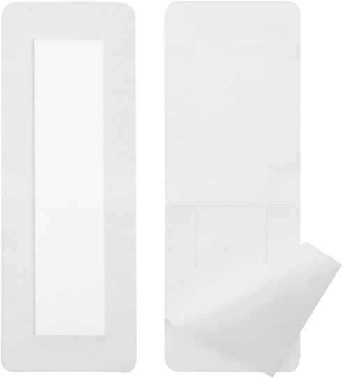 POSTOP MEDICAL WEAR 10 Pcs Waterproof C-Section Adhesive Island Dressing Extra Long | 4x14 Inch