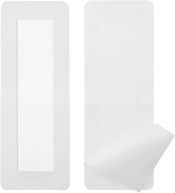 POSTOP MEDICAL WEAR 10 Pcs Waterproof C-Section Adhesive Island Dressing Extra Long | 4x14 Inch