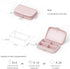 Waterproof Pill Case - Small Travel Pill Organizer with Removable Compartments, Portable Outdoor Pill Holder (White A)