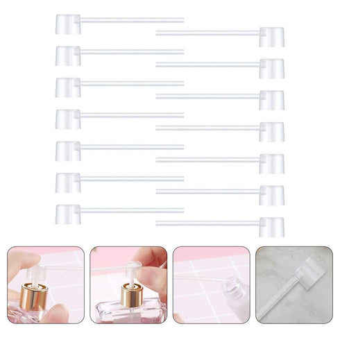 Lurrose 80pcs Perfume Dispenser Pump Tool for Travel Refillable Perfume Spray Bottle, Perfume Refill Pump
