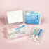 Mini Disposable Toothbrushes with Toothpaste, 5 in 1 Travel Portable Toothbrush with Tongue Scraper & Picks