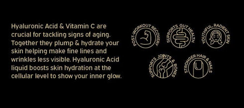 Liquid Collagen Protein with Hyaluronic Acid & Vitamin C - Gold Edition (Apple), 16,000mg Hydrolyzed Collagen