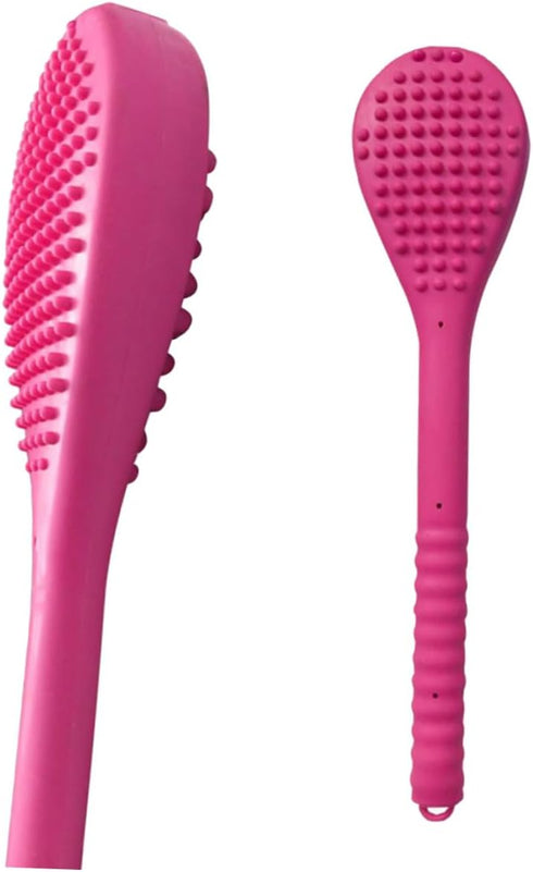 Hammer Holibanna Silicone Hollow Massage Double-Sided Pat Massager Stick for Shoulder Neck Back Relaxation Non-Slip