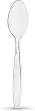 PLASTICPRO Clear Plastic Tea Spoons, Disposable Cutlery, Medium Weight Utensils, 200 Count