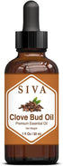Siva Clove Bud Essential Oil - 1 Fl Oz - Natural Oil for Diffuser, Face, Skin Care, Aromatherapy, Massage