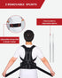 Back Brace Posture Corrector for Women and Men, Adjustable Support for Back Pain Relief