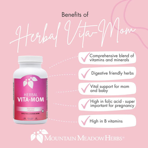 Mountain Meadow Herbs Vita-MOM, Herbal Prenatal Vitamins for Women, 2-month Supply (120 ct.)
