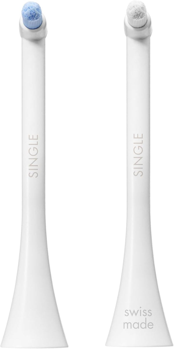 Curaprox Hydrosonic Single Duo Electric Toothbrush Replacement Heads | 2 Pack