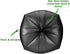 2-4 Gallon Small Black Trash Bags, 440 Count, Bathroom Garbage Bags for Home and Office