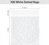 300PCS Self Adhesive Clear Plastic Cookie Bags for Candy Pastry Packaging, 4 x 4 inches
