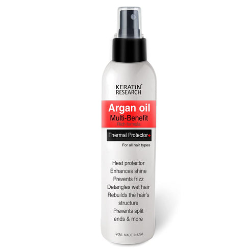 Thermal Heat Protector Hair Spray - Enhances Shine, Eliminates Frizz, Protects Hair from High Heat, Prevents Split Ends