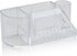 HURRISE Transparent Nail Drill Grinding Bit Organizer, Large Capacity Holder Storage Case for Manicure Tools