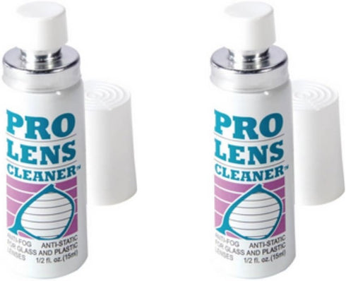 Pro-Lens Spray Eyeglasses Cleaner, 1/2oz - Value Pack of 2
